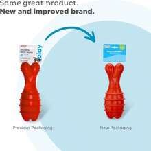 Outward Hound Grunt Fetch Stick Dog Toy, Bunny, Red - ColorA - 查看 2