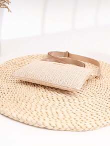 Mini Woven Shoulder Crossbody Bag