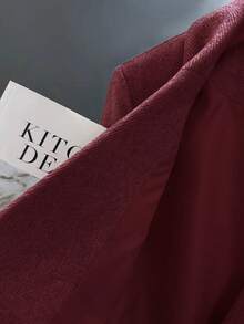 Elegante blazer de mujer de doble botonadura en gris claro - Moda atemporal para mujeres | Prenda esencial y versátil de armario, unicolor con bolsillos y botones delanteros