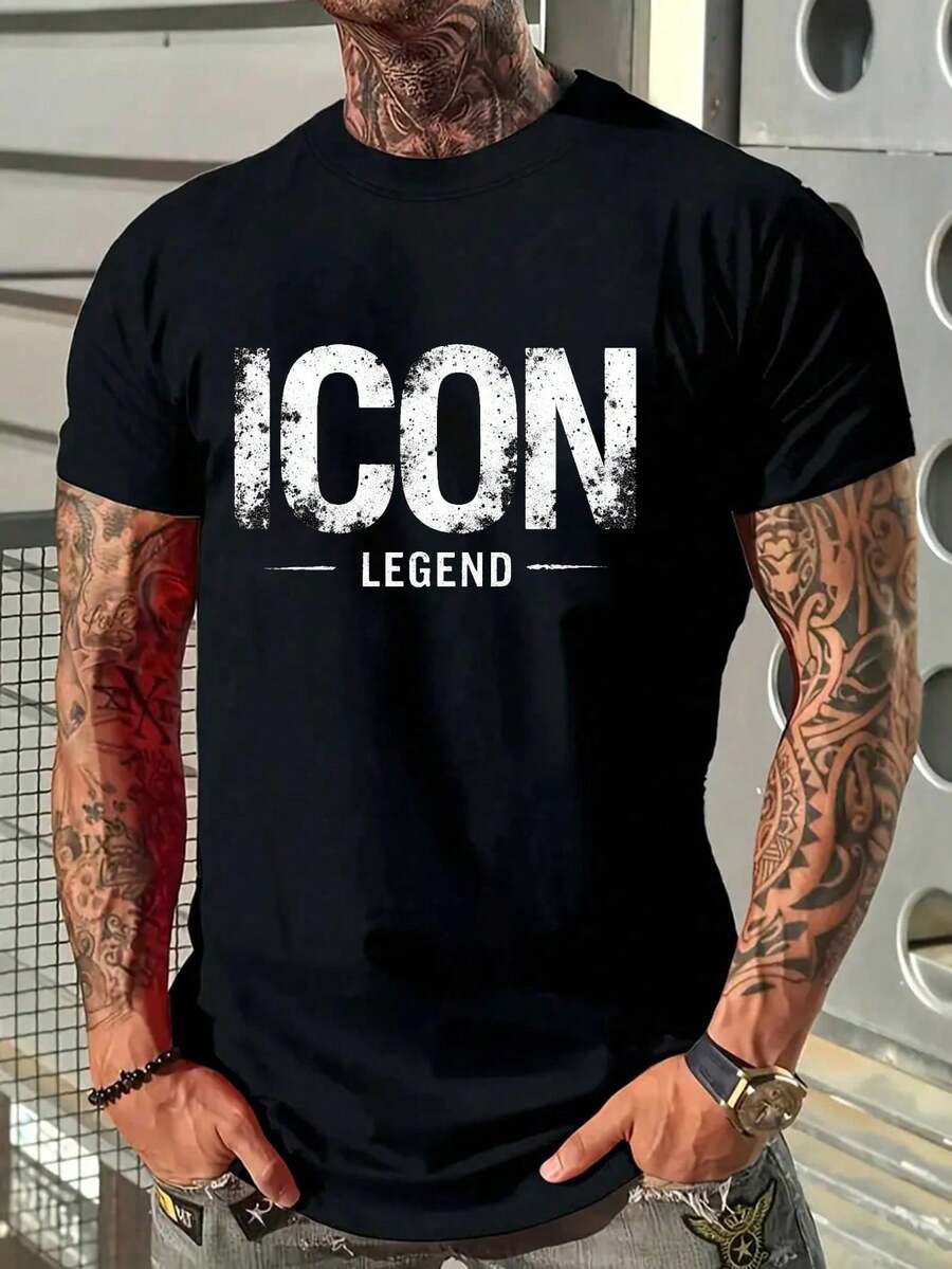Men T-Shirts - Black - View 1