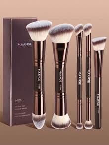 MAANGE 1pc/7pcs/5pcs/11pcs/16pcs/21pcs Professional Makeup Brush Set Includes: Brush Holder, Foundation Brush, Blush Brush, Eyeshadow Brush, Mascara Brush, Eyebrow Brush, Lip Brush, Highlighter Brush, Contour Brush, Nose Brush, Powder Brush, Makeup Tools, Makeup Brush Set, Women/Girls Travel Makeup Brush Set, Makeup Brush Set, Makeup Brush Set, Complete Makeup Brush Set, Makeup Brush Set, Full Makeup Set, Makeup Brush Set, Makeup Brush Set, Makeup Gift Set
