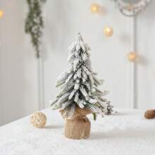 Mini Artificial Christmas Tree Small Tabletop Christmas Tree Decor 7.8 X 5.9 Inches Miniature Christmas Table Decorations White Small Xmas Trees For Home Kitchen Table Decor - Multicolor - View 7