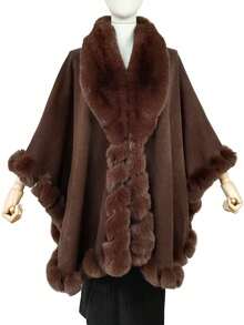 1 Peça Xale Elegante de Moda Feminina Plus Size, Multicolorido, Feito de Falso Cashmere Felpudo e Grosso, Tricô Macio e Felpudo, Quente, à Prova de Vento e Proteção Solar, Adequado para Uso Diário, Festa, Festival e Acessórios de Banquete