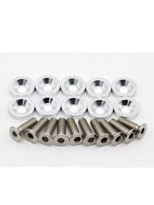 (10 Sets) And Bolt Kits (10 Sets), Bumper Engine Recessed Screws For Cars And Motorcycles, Decorative Screws And Washers In Various Colors, Car Modification Washers M6 Screws JDM Screws Battery Washers, Car Accessories, Motorcycle Accessories, RV, SUV, Truck