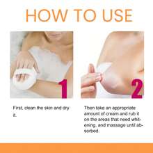 Vitamin C Whitening Cream, Fades Facial Blemishes, Brightens Intimate Areas, Neck, Armpits, Elbows, Inner Thighs And Knees, Improves Underarm Darkness And Odor - Multicolor - View 7