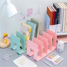 1/2/4 Bookshelves, Desktop Storage Shelves, 4-Compartment Storage Boxes, Bookshelves With Thick Dividers, Stationery Organizers, Kitchen Racks, Label Stickers, Suitable For Students, Offices, Desks, Kitchens, Bathrooms, Cosmetics