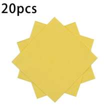 20 peças/40 peças/60 peças Guardanapos Macios de 2 Camadas com Padrão de Cor Sólida Dourada, Para Guardanapos Descartáveis de Festa, Almoço, Coquetel, Toalhas de Convidado, Papel Decorativo, Decorações de Aniversário, Casamento, Formatura