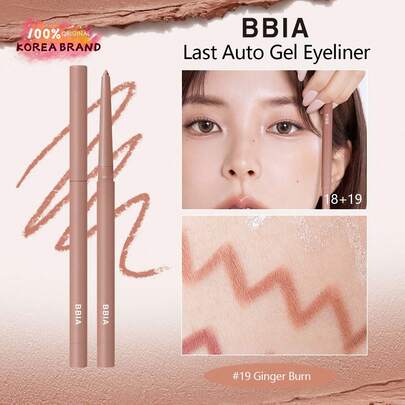 Bbia Bút kẻ mắt dạng gel tự động 19 màu nghệ, khô nhanh và không lem, lâu trôi, siêu mịn, dùng được cả phấn mắt và nhũ, bút kẻ viền môi và tạo khối đa năng, trang điểm mắt Hàn Quốc, mỹ phẩm Hàn Quốc, quà tặng ngày lễ, quà tặng Ngày của Mẹ, 0.3g/0.01oz