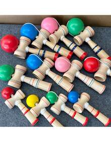 1pc Professional Kendama Skill Ball, Suitable For Adults To Play Outdoors In Parks, Squares, Or Gatherings With Friends. Interesting Balance Toss Game, Great Gift For Friends, Parties, Or Birthdays (The Small Size Is Really Small, Please Order Carefully)
