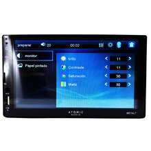 Atomic Metal7 2-Din Car Stereo With 7-Inch Screen And Bluetooth - Black - View 3