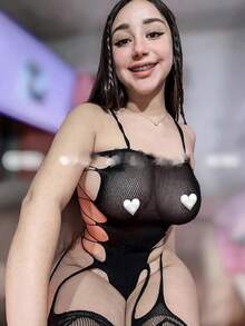 Sexy Lingerie, Fishnet Stockings, Sultry Hot Girl Outfits, No Need To Remove Stockings, Temptation And Restraint, Body-Hugging Bodysuit, Thigh-High Stockings, Sexy Lingerie, Festive Apparel, Gift Choice For Mesh Sets. - màu đen - Xem 5