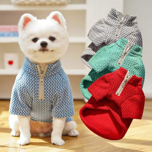 1 قطعة ملابس حيوانات أليفة من القماش الناعم، بتصميم ديناصور، دافئة ومريحة، جمبسوت جميلة مناسبة للقطط والكلاب الصغيرة، مناسبة للحيوانات الأليفة في فصل الشتاء