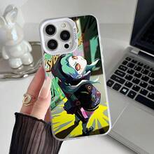 EPC E-Edgerunners Cartoon C- Cyberpunk Phone Case IMD Phone Case Cover Compatible With  16 15 14 13 12 11 Pro Max Plus Color Silver Cover Cover Compatible With  17 Case,  17 Pro Case,  17 Pro Max Case - Z2 - Visualizzare 9