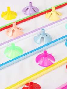 50/30/10pcs 32cm Balloon Stick Multicolor Plastic Macaron Balloon Holder Cups For Wedding Birthday Decor Accessories Wholesale