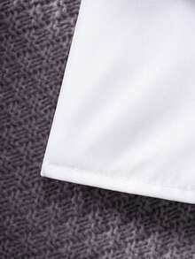 男童及儿童经典白色刺绣长袖衬衫，正式着装，适合休闲聚会、花童及各种正式场合。