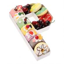 1pc Numeric Candy Box, Reusable Cake Box, Can Be Filled With Fruit Cake, Suitable For Birthday, Party, Gathering, Weekend Party, Anniversary And Other Events