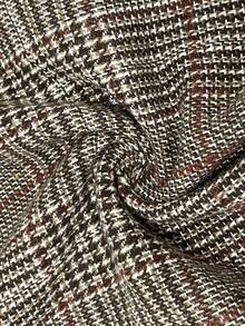 女士格纹休闲裤，时尚百搭