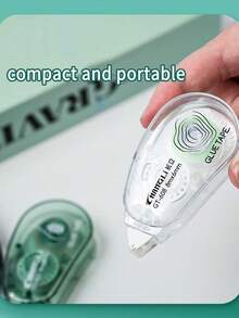 1pc Dot Correction Tape, High Capacity, Transparent Double-Sided Adhesive, Suitable For Children's Handmade Scrapbooking, Stickers, High Viscosity Dotted Double-Sided Tape, Seamless, Student Correction Tape, Craft Supply Tool