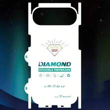 适用于苹果 17 Pro Max、17 Air 和 17 Pro Max 的全覆盖后屏幕保护膜，水凝胶材质，48 小时自动修复，有效防止气泡和刮痕 - 無色 - 查看 6