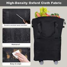 Shopping Bags And Cart - Black - View 6