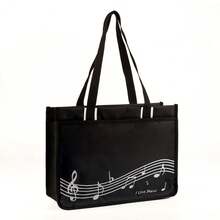 单肩包，防水尼龙，多种颜色可选，大容量钢琴练习包，音符钢琴辅导手提包
