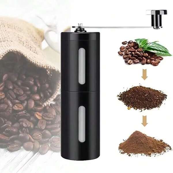 Molinillo de café manual con núcleo de acero y cerámica, molino de mano para café, molinillo de burr de café, máquina de moler café de cerámica