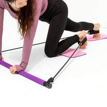 Lila Pilates Stab für Fitness im Innenbereich