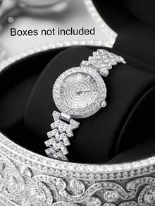 1pc Elegant Luxury High-End Exquisite Women's Quartz Watch - Suitable For All Occasions, Wonderful Gift For Holidays