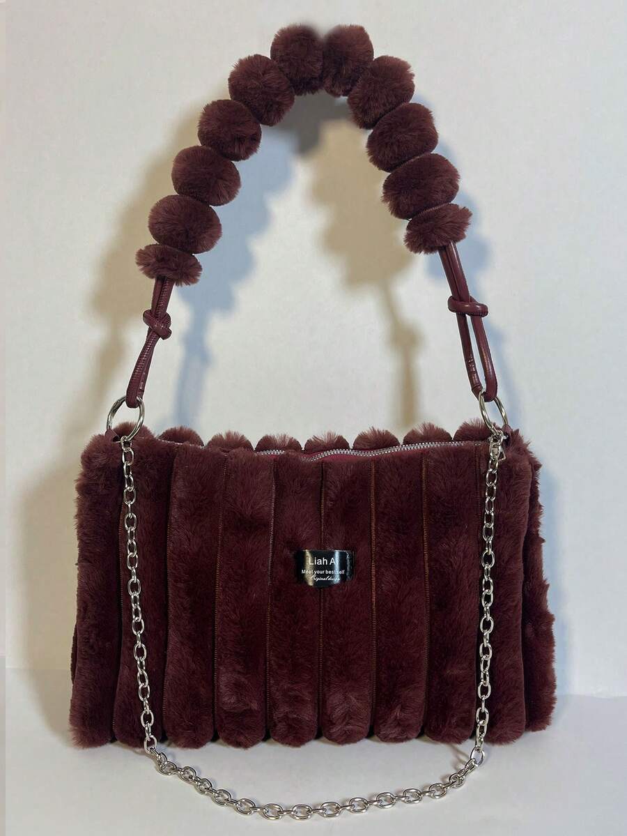 Batik-Plüsch-Schulter-Achseltasche, eine luxuriöse Damen-Schulter-Plüschtasche, quadratische Tasche, die charmant, elegant, modisch und stilvoll ist. Sie eignet sich für den täglichen Weg zur Arbeit oder Veranstaltungen von Frauen, Hochzeiten, Tanzveranstaltungen, Abendessen/Bankette und kann zu Kleidern, Abendgarderobe, Urlaubskleidern, Geburtstagskleidern, Lässig kleidern, Yogakleidern kombiniert werden.