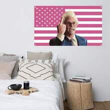 Sortez, Intello 150*90cm avec 4 œillets en laiton, bannière esthétique rose pour dortoir, fan art de mauvais garçon morose, décoration murale TSITP Conrad