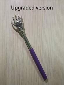 1PC Extendable Back Scratcher, Stainless Steel Portable Telescopic Rubber Handle Back Scratchers For Thanksgiving, Birthday, Christmas Gifts,School,Back To School,Travel,Travel Essentials,Home Essentials,Spa,Massage Tool,Massage,Massager,Spa - Multicolor - View 26