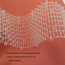 Rede de Picos Transparente Anti-Gato de 20cm, Previne Gatos de Subir em Sofás, Varandas, Janelas, Mesas, Armários, Material Sólido de PP, Assistente Anti-Gato Útil