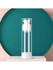 1pc Vacuum Compression Bottle, 15ML/50ML/100ML, Suitable For Lotion, Cosmetic Spray Bottle, Skincare, Shower Gel, Shampoo And Perfume Travel Portable Empty Bottle