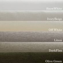 2 Panels Pinch Pleated Curtains Natural Linen Pinch Pleat Back Tab Semi-Shading Drapes With Hooks Rings Window Curtains Home Decor - DARKFLAX - View 3