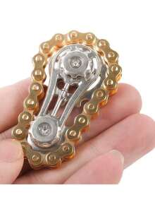 Nuevo juguete antiestrés de giro de dedo con cadena de engranaje de rueda de coche creativa para adolescentes
