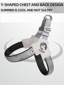 Reflective Dog Harness For Small Medium Dogs, Adjustable No-Pull Pet Vest Harness With Comfort Padded, Easy-To-Wear Design, Ideal For French Bulldogs And Daily Walking