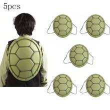 1/3/5pcs Turtle Shell Costume Adult Toy, EVA Turtle Shell Backpack Cosplay Props Toy For Christmas, Halloween - Green - View 5