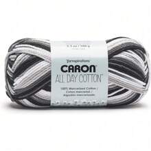 Premium Mercerized Cotton Yarn 3 Pack 173 Yards Each Soft Durable Knitting Crochet Thread Country Blue Color Quick-Dyeing Beginner Expert Use Scarves Blankets Home Decor Craft Projects - Midnight Storm - View 1