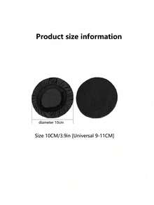 2pcs Stretchy Lycra Ear Cushion Covers, Washable Hygienic Earmuff Protectors - Multicolor - View 5