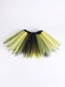 Gonna tutu casual in poliestere a colori sfumati, versatile e multicolore, adatta per Ognissanti, Natale, 30cm per teenager, 40cm per adulti, cosplay, feste in campus, running, arcobaleno, linea A