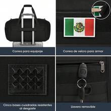 Maleta Deportiva Bosillo 40L/55L Impermeable,Bolsa de Deporte Gym con Compartimento para Zapatos,Bolso de Viaje para Hombres y Mujeres Capacidad y Ligero - 40 litros - Ver 7