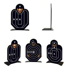 3pcs Stainless Steel Shooting Targets, Precision Steel Miniature Figures Targets, Metal Alloy Practice Targets