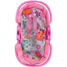 1 件多功能玩具娃娃摇篮床 - 逼真婴儿娃娃过家家游戏包括婴儿摇篮床（不包括娃娃）