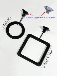 1/2pcs Automatic Fish Feeder Dispenser - No Battery Needed For Betta And Other Fish Aquarium (Random Color Suction Cup) - Multicolor - View 9