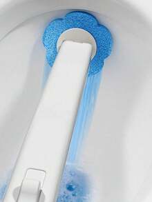 1 Set Toilet Brush, Disposable Toilet Cleaning Brush With Holder And Wand Refills For Bathroom Cleaning, Disposable Toilet Cleaning System, Disinfecting Refills, Bathroom Cleaning Tools