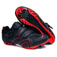 Zapatos profesionales para bicicleta de montaña, zapatos deportivos de ciclismo MTB para exteriores, cómodos y duraderos, antideslizantes y resistentes al desgaste, adecuados para tenis, senderismo, trekking