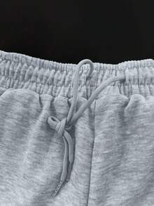 Men's Loose Wide Leg Pants, Solid Color Design With Drawstring Details, Casual Style Long Sweatpants Suitable For Daily Wear, Jogging And Other Occasions, Versatile Item For Spring And Autumn Seasons