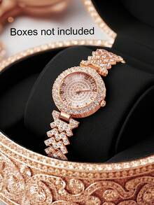 1pc Elegant Luxury High-End Exquisite Women's Quartz Watch - Suitable For All Occasions, Wonderful Gift For Holidays