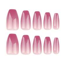 Halloween Best-Selling Homemade Cat-Eye Press-On Nails - Removable Nail Patches, Minimalist Style With Subtle Glitter On Tips (24 Pieces)