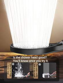 Cap de duș rotund mare, de înaltă presiune, reglabil cu 3 setări, pentru duș de baie acasă, încălzitor, duș portabil, duș de baie